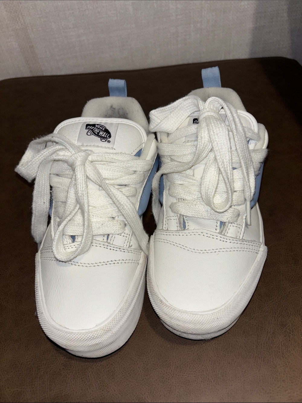 Vans Platform White Baby Blue Sneakers 7 - Picture 3 of 7